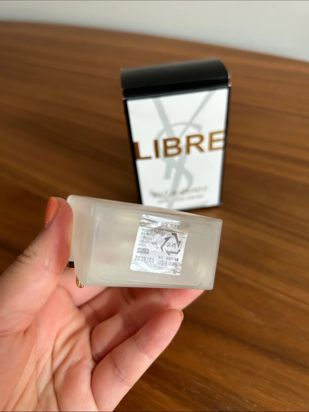 Ysl Libre hair mist.